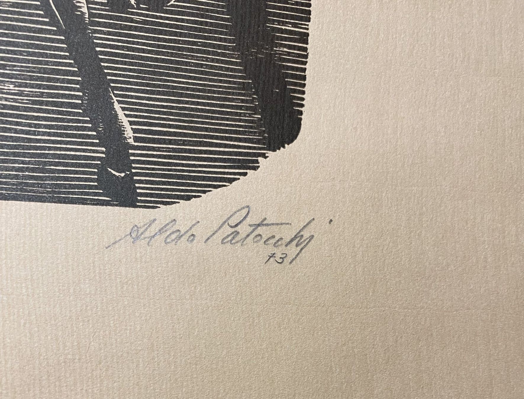 Xilografie: Aldo Patocchi : Holzschnitt 1973 – Nuovo (secondo la descrizione) da grenchen venduto da Belarte 1