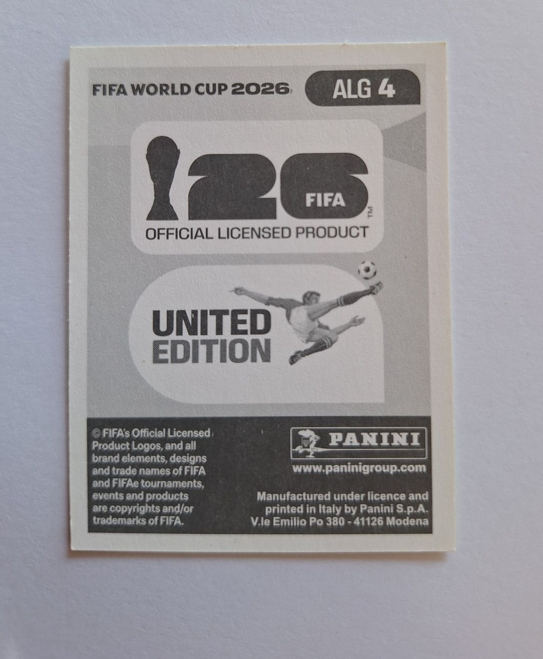 Panini Cartes à collectionner: Panini Youcef Atal ALG 4 – Neuf (Voir description) à Romanens par Crocette 1