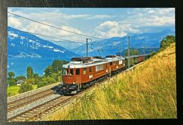 BLS Ae 6/8 205 und 208 mit Extrazug bei Einigen – 15.7.2013