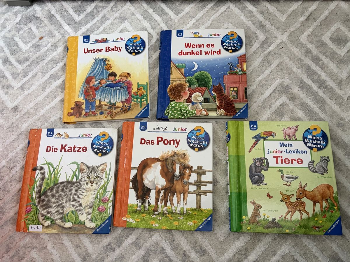 Libri: 5 x Ravensburger "Wieso Weshalb Warum Junior" – Usato da Sevelen venduto da gsandax