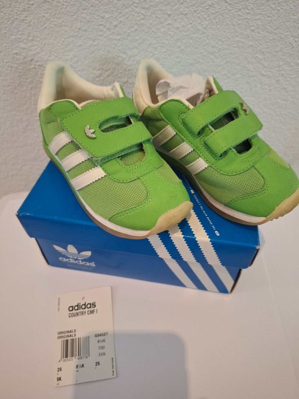 Adidas Scarpe da uomo: Adidas, Sneaker, grün, Gr. 26, neu – Nuovo e nell'imballaggio originale da Dornach venduto da shoe-lina 4
