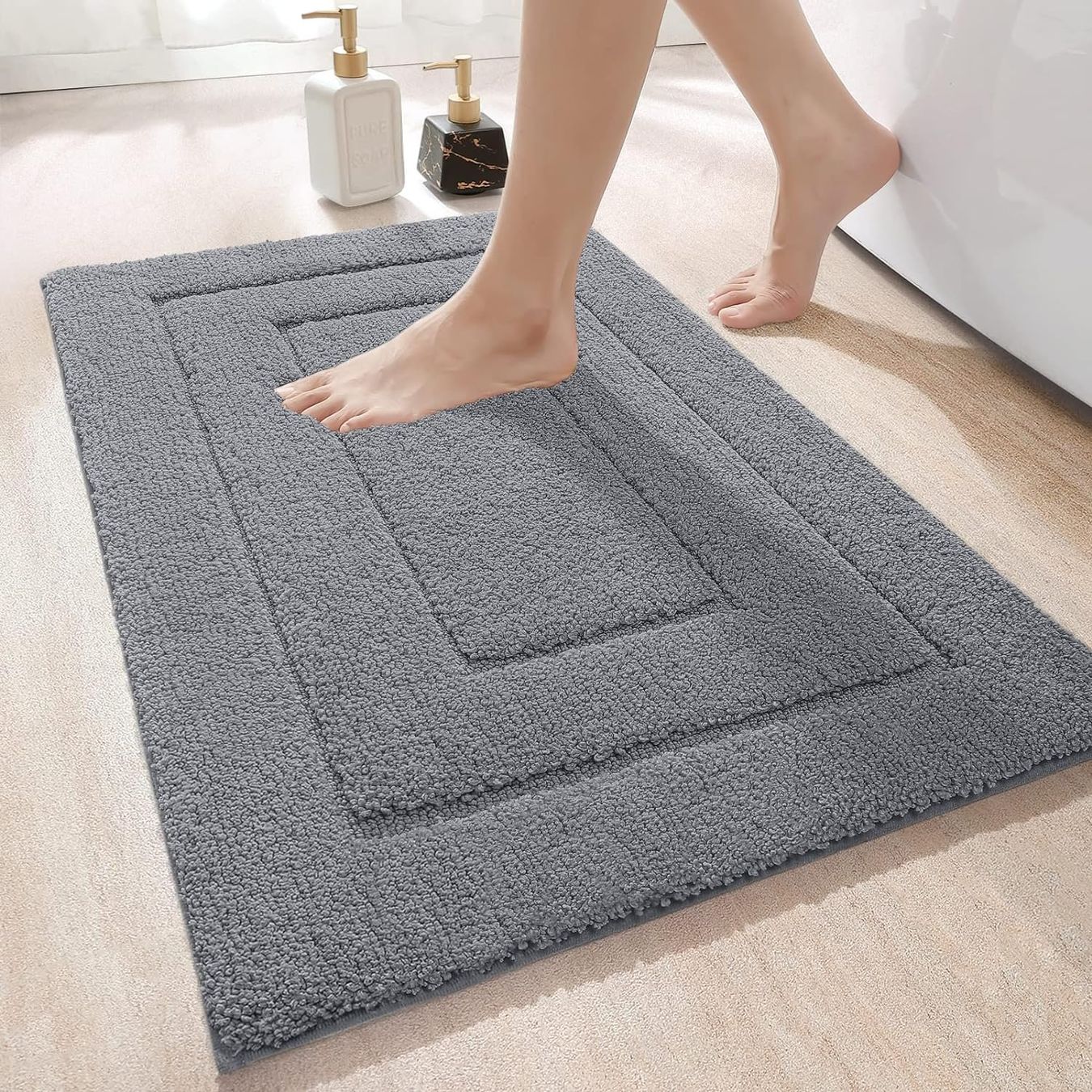 Teli da bagno: Badteppich rutschfest 50 x 80 cm – Nuovo e nell'imballaggio originale da Nuglar venduto da SaleRitter