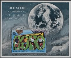 interessanter Block zur Fussball WM 1970 in Mexiko