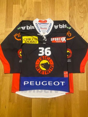 SC BERN # 36 ARCOBELLO TRIKOT 2016/17 SCB MAILLOT HOCKEY S