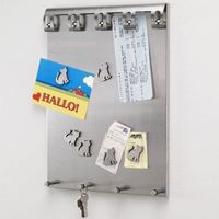 Memo-Board Edelstahl