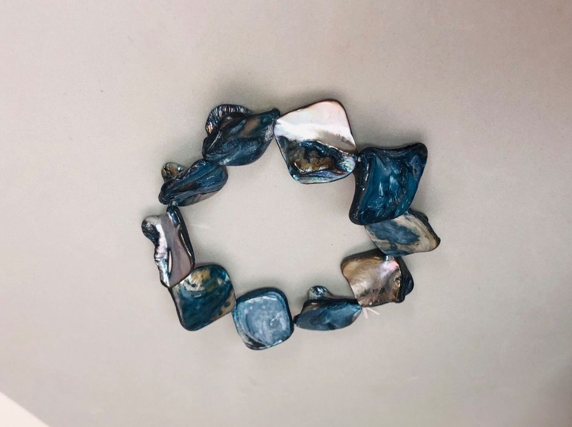 Bracciali & Braccialetti: Armband aus echten Muschelnuggets – Nuovo (secondo la descrizione) da Embrach venduto da KleineFee51 1