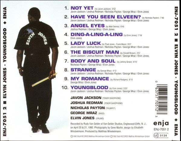 CD: Elvin Jones Youngblood CD Jazz – Usato da Zürich venduto da m7lx 1