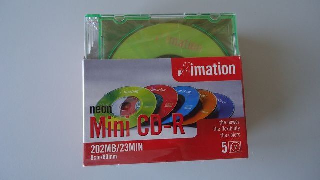 CD & DVD vergini: CD-R Mini 5 Stück, Neu und Originalverpackt – Nuovo e nell'imballaggio originale da Ergisch venduto da Baluna24 2