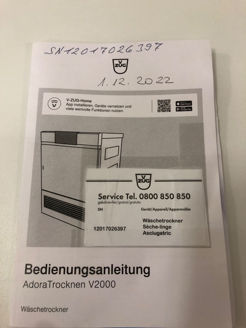 V-Zug Asciugatrici: V-Zug Tumbler – Usato da Diessenhofen venduto da Peppilella 3