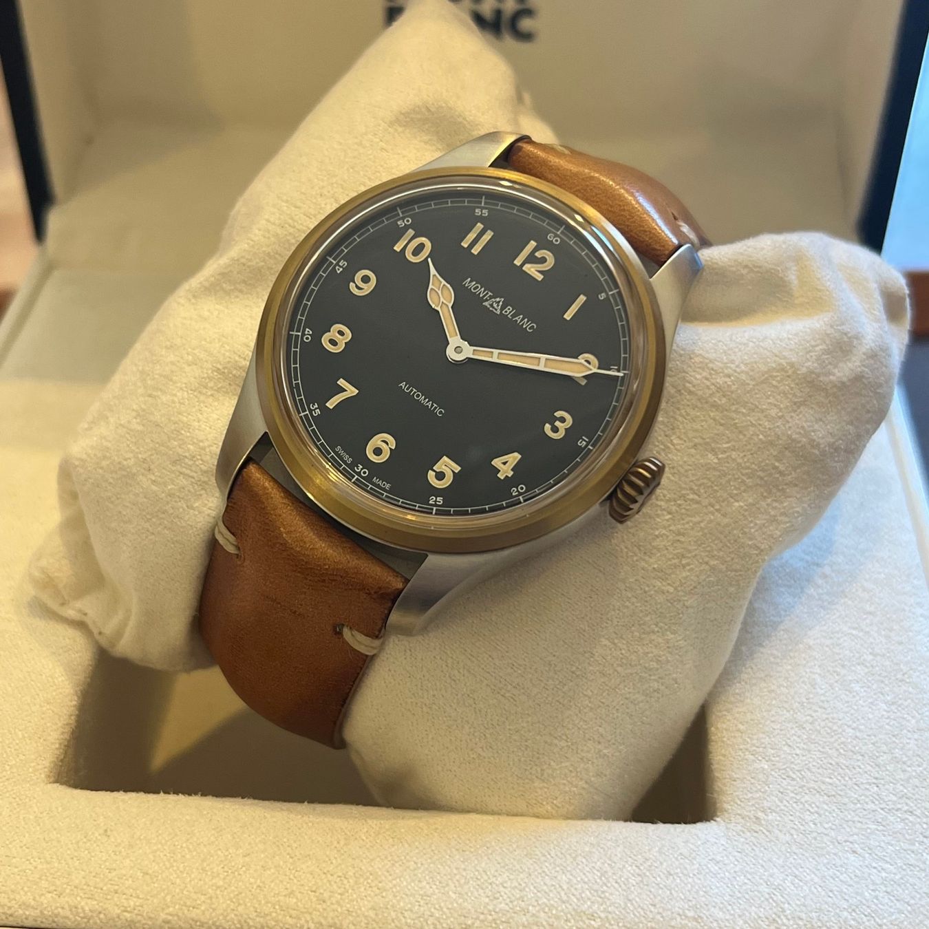 Montblanc Uhren: FLASH SALE Montblanc 1858 Automatic Full Set MB116241 – Gebraucht aus Carouge GE von Watchaser 8