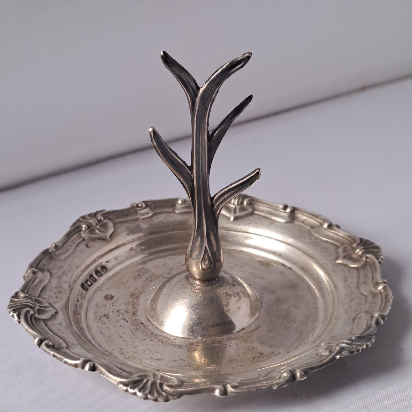 Schmuckkästen: Ringhalter Schmuckständer Ringbaum Sterlingsilber Englisch – Gebraucht aus Adliswil von globill 1