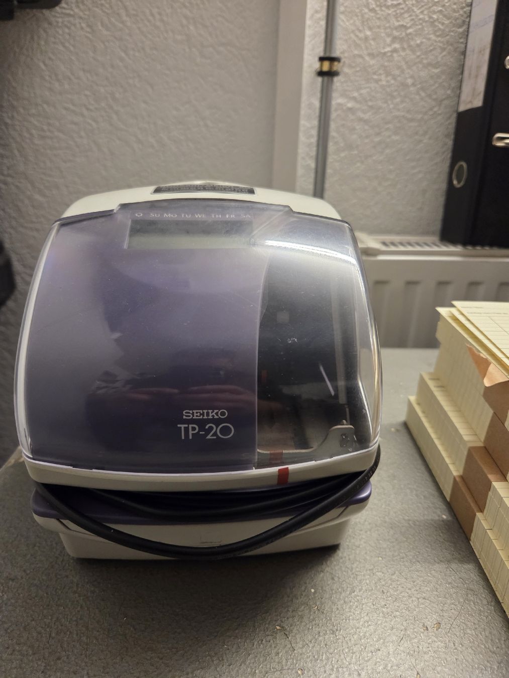 Tutte le macchine: Timbreuse professionnels Seiko TP20 – Usato da Ste-Croix venduto da RTpower 1