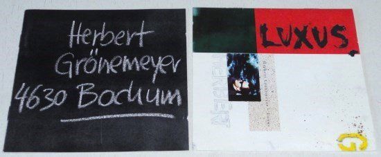 CD: 2CD's - Herbert Gronemeyer - Luxus & 4630 Bochum – Usato da Unterbäch venduto da xazuq