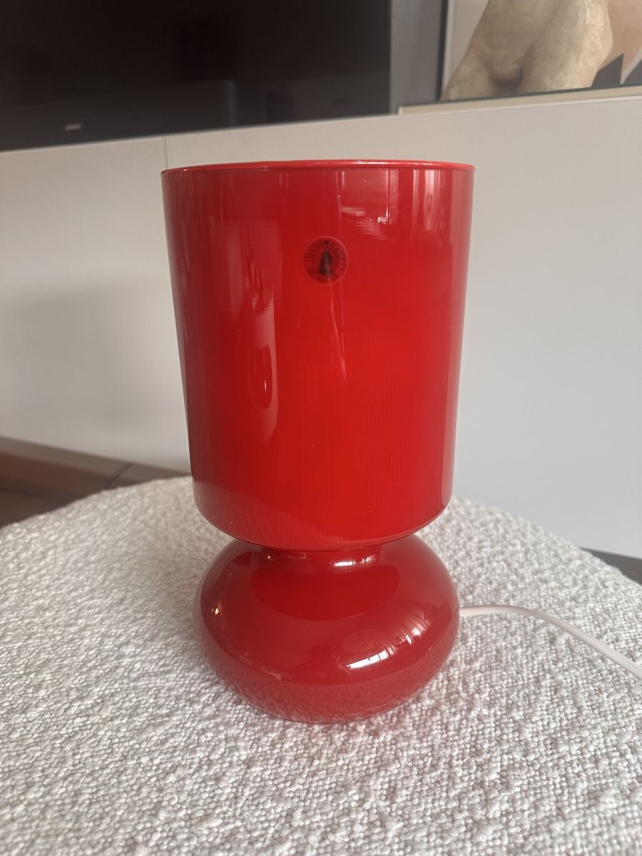 Ikea Lampade: Vintage Rote Ikea Lykta Lampe – Usato da Baden venduto da Marytumby