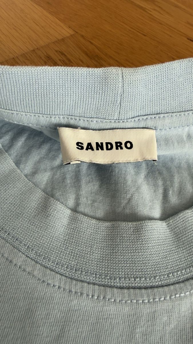 Sandro T-Shirts: Sandro T-Shirt hellblau – Gebraucht aus Bassersdorf von Bassi55 2