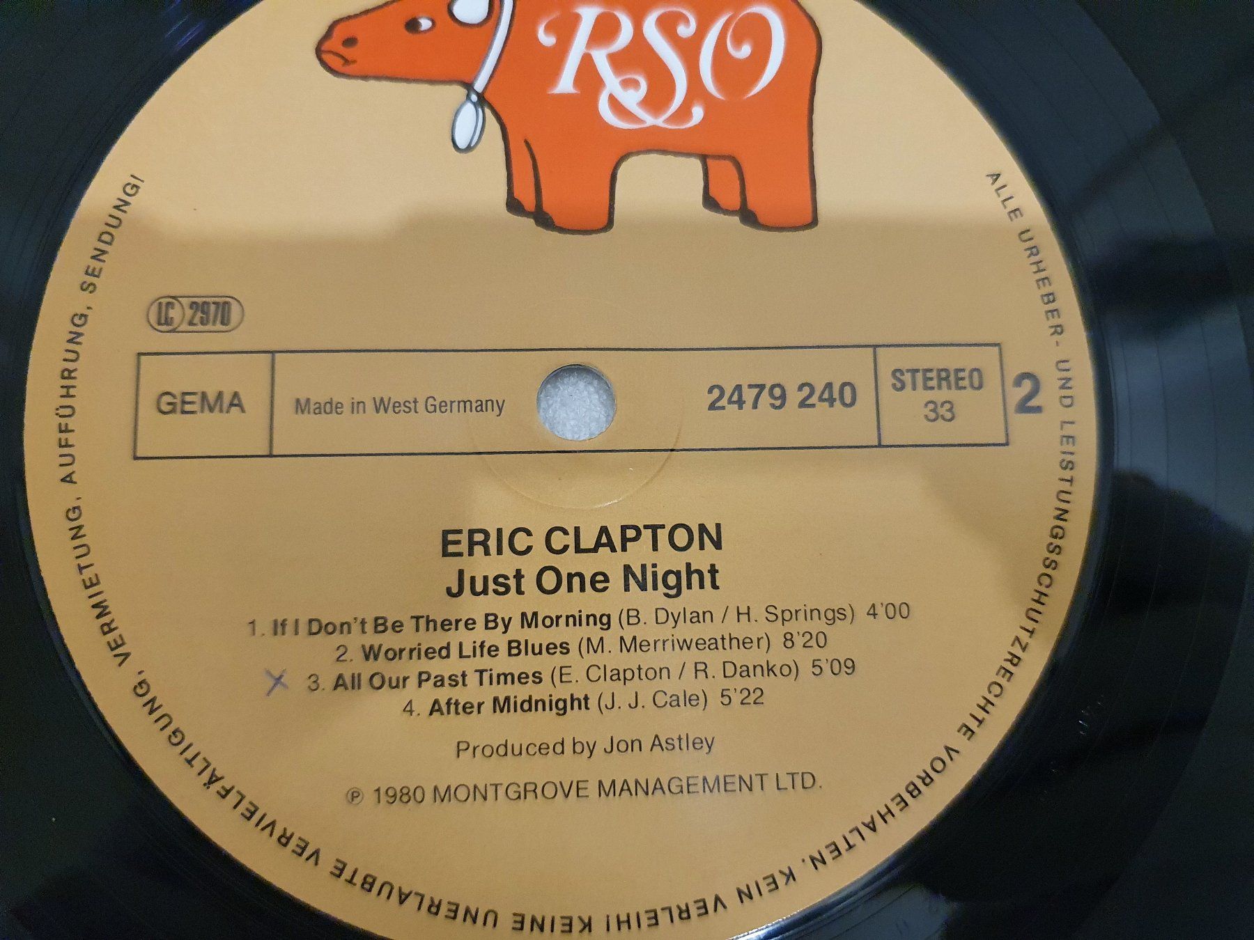 Schallplatten: Eric Clapton – Just One Night / 2 LP`s – Gebraucht aus Uster von Vinyl-Leidenschaft 6