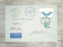 TR82 Enveloppe + Timbre Suisse 1939