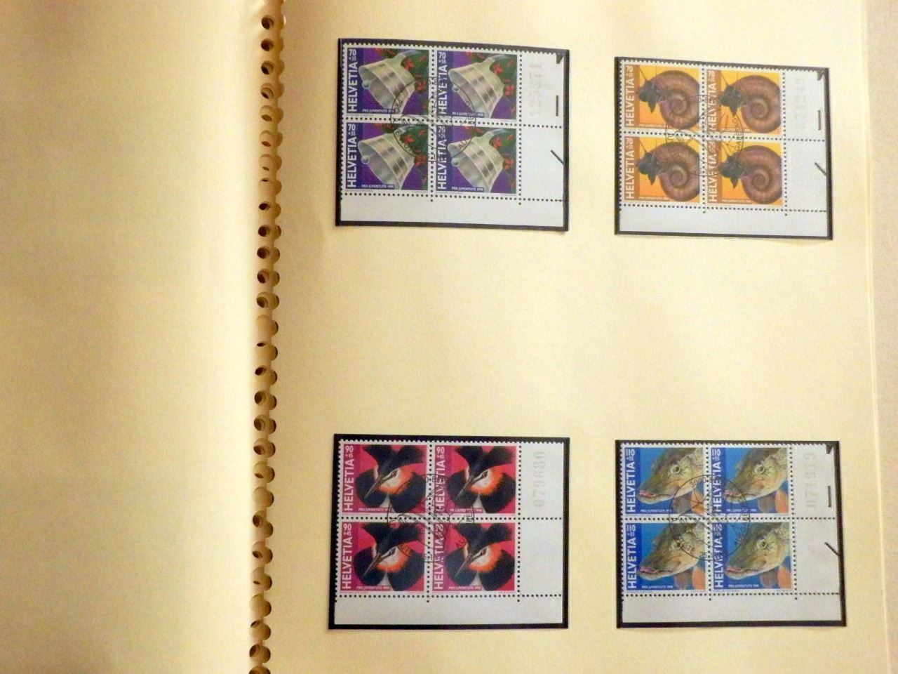Tutti i francobolli: Pro Juventute, 4er Block - Sammlung – Nuovo e nell'imballaggio originale da Ueberstorf venduto da dinbau 8