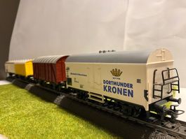 4 x Märklin _ Güterwagen Kühlwagen Zug _ Spur H0