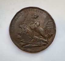 Einseitige Probe Sechzehnerpfennig Bronze *RAR*
