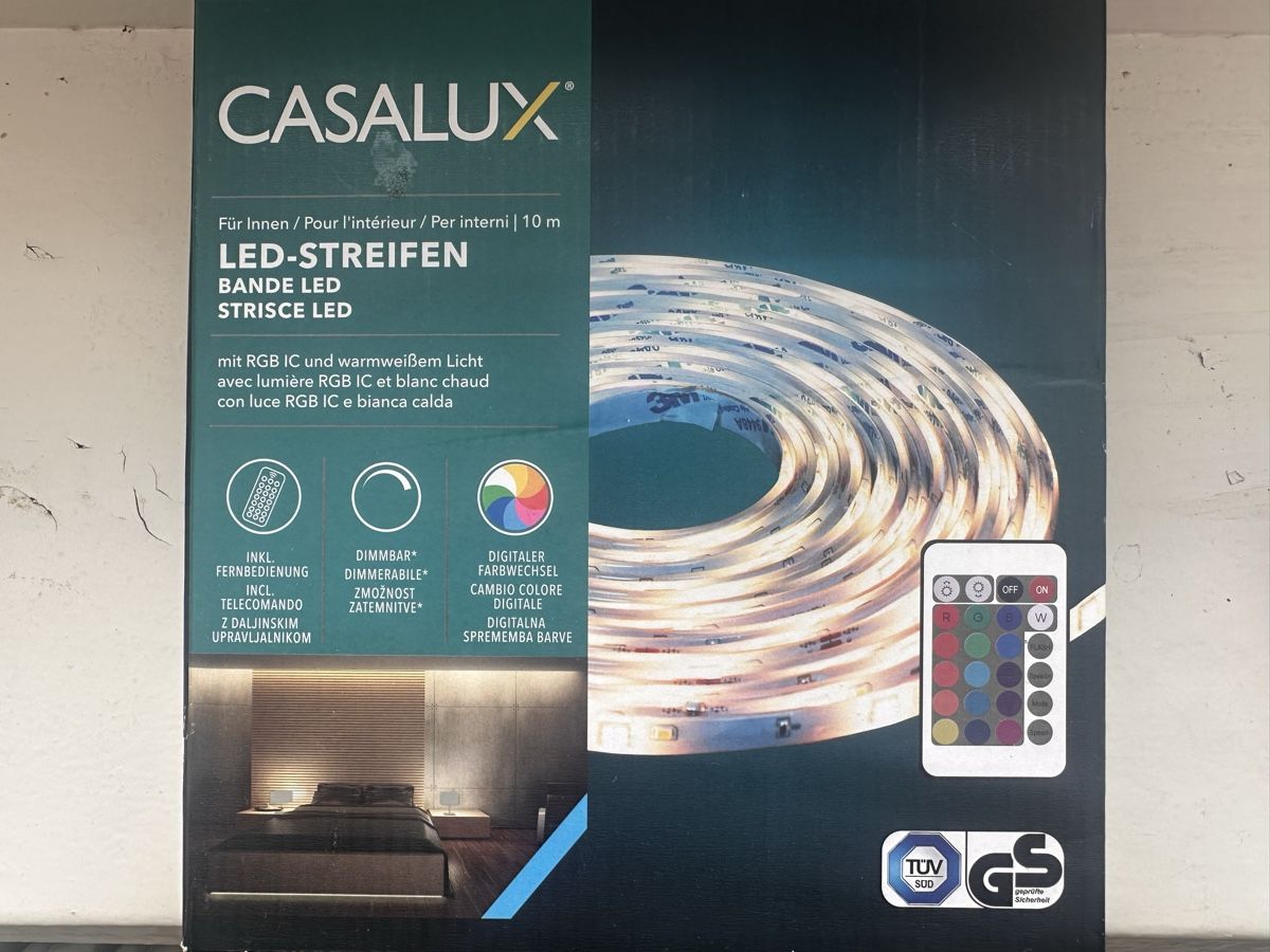Ghirlande e barre luminose: NEU! CASALUX LED-Streifen – Nuovo e nell'imballaggio originale da Zürich venduto da chayen