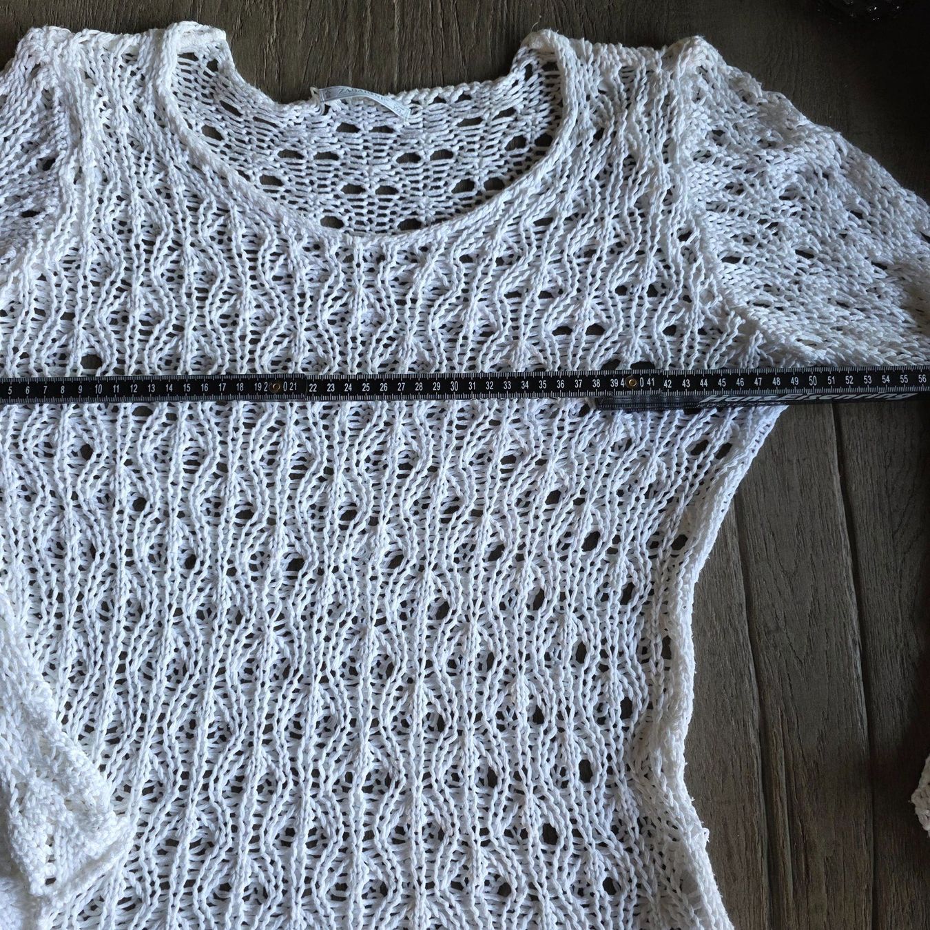 Maglioni & Felpe: 🐸 ZABAIONE GEHÄKELTER PULLOVER / STRANDPULLOVER WEISS – Usato da Môtier (Vully) venduto da Frogs 8