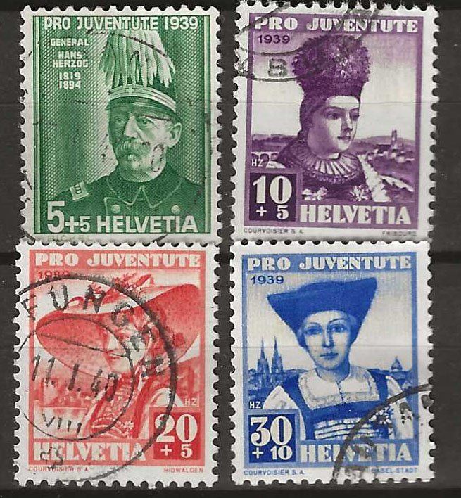 Tutti i francobolli: PJ039 - Pro Juventute 1939 obl. – Usato da Trélex venduto da Phil_Albert