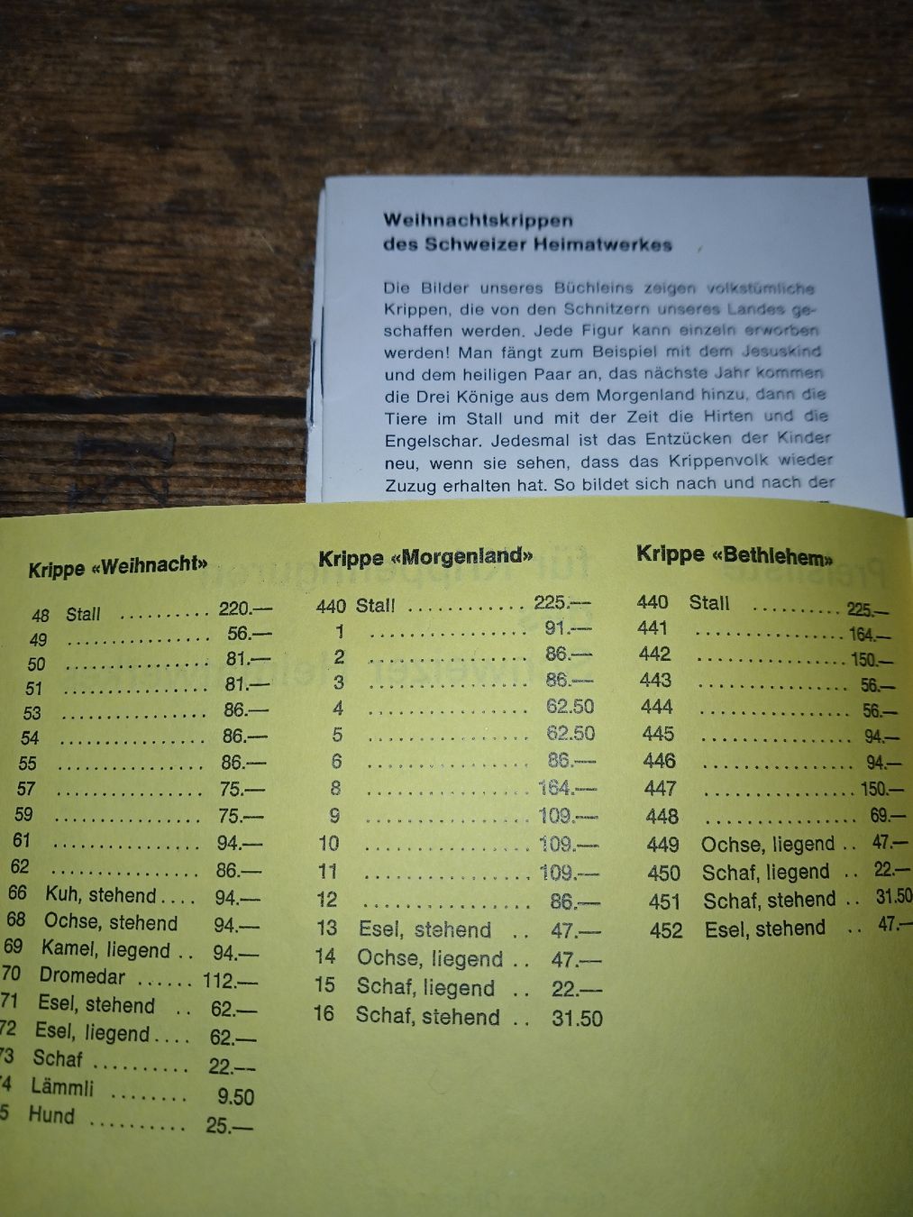 Statuette: handgeschnitzte Krippenfiguren  – Usato da Hagenbuch ZH venduto da bromaer 2