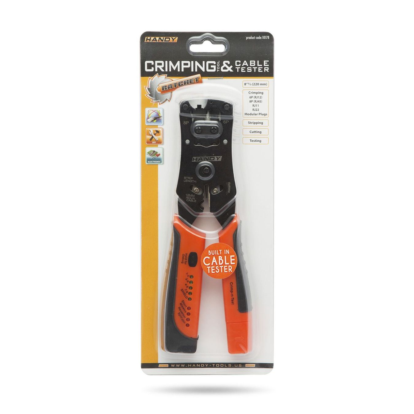 Tutti gli attrezzi: 4-in-1-Crimper- und Kabeltester – Nuovo e nell'imballaggio originale da St. Gallen venduto da schnaeppchen-preise 3