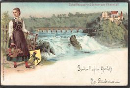 ^Schaffhausen , Rheinfall , 1900