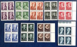 1944 Belgien Für die Belgischen Kriegsgefangenen Satz ** 4er
