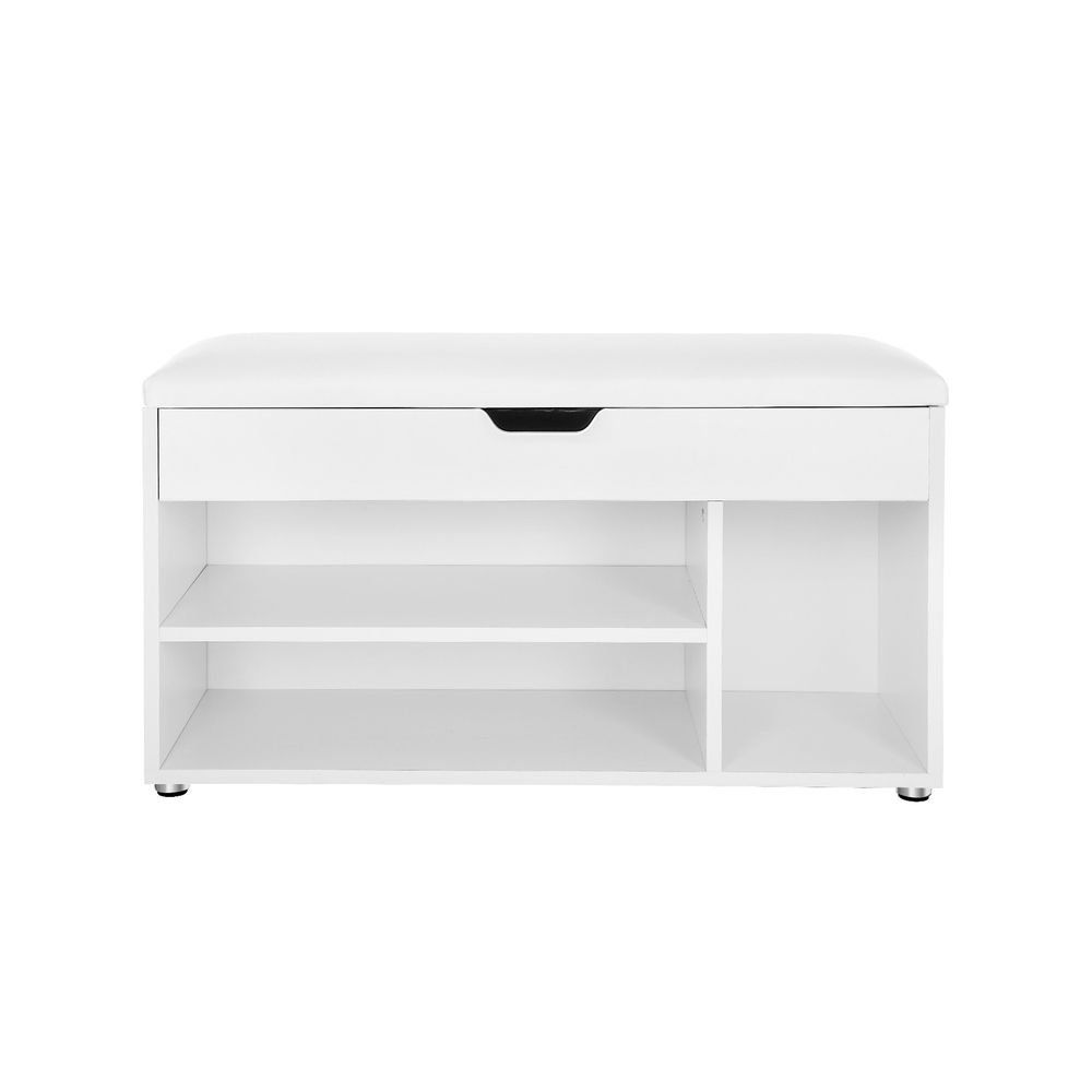 Panchine: Gepolsterte Schuhbank 3 Fächer Weiss – Nuovo e nell'imballaggio originale da Lachen SZ venduto da MAMORU-MOEBEL