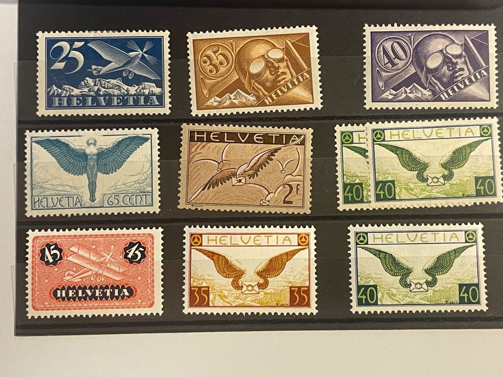 Flugpostmarken Lot, ungebraucht (Gebraucht) in Küssnacht am Rigi für ...