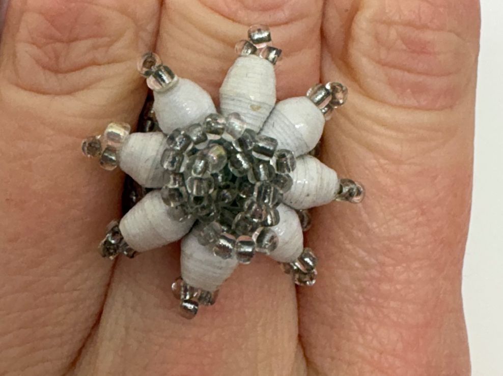 Anelli: Edelweiss Ring aus Kunsstoff, wie neu – Nuovo (secondo la descrizione) da Horgen venduto da Ilona1986 3