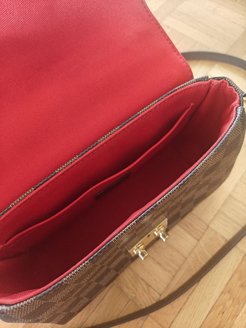 Louis Vuitton Taschen für Damen: Louis Vuitton Croisette Damier Ebene – Gebraucht aus Birsfelden von pepponen 1