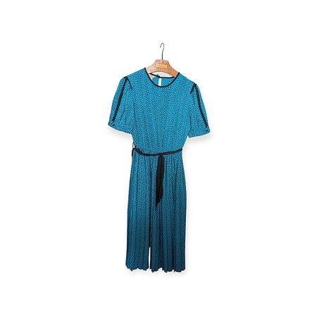 Vintage-Kleid von Riki Renée Sydney  Blau/Türkis
