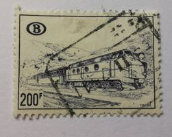 Belgien Eisenbahn 1968