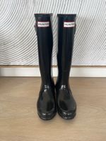 HUNTER Regenstiefel Gr 36 schwarz glossy NP 189-.