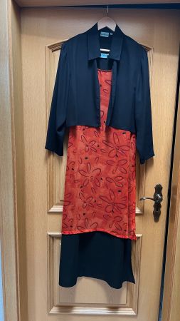 Abend oder Sommerkleid mit Jäckli, Grösse 42, Top Zustand
