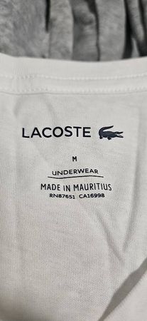Lacoste weisses T-Shirt Gr. M