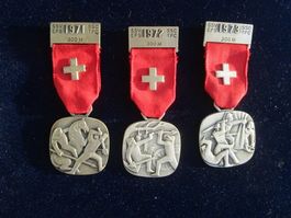 3 X Eidg. Feldschiessen 300 Meter: 1971 -1972 - 1973