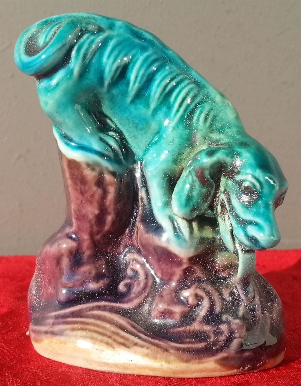 Sculture & Statue: China: Hund, Wasser trinkend, Keramik – Usato da Oberriet SG venduto da ganesh435