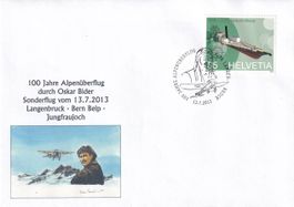 100 Jahre Alpenüberflug durch Oskar Bider