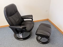 Stressless Sessel mit Hocker Fabrikneu mit 70% Rabatt‼️