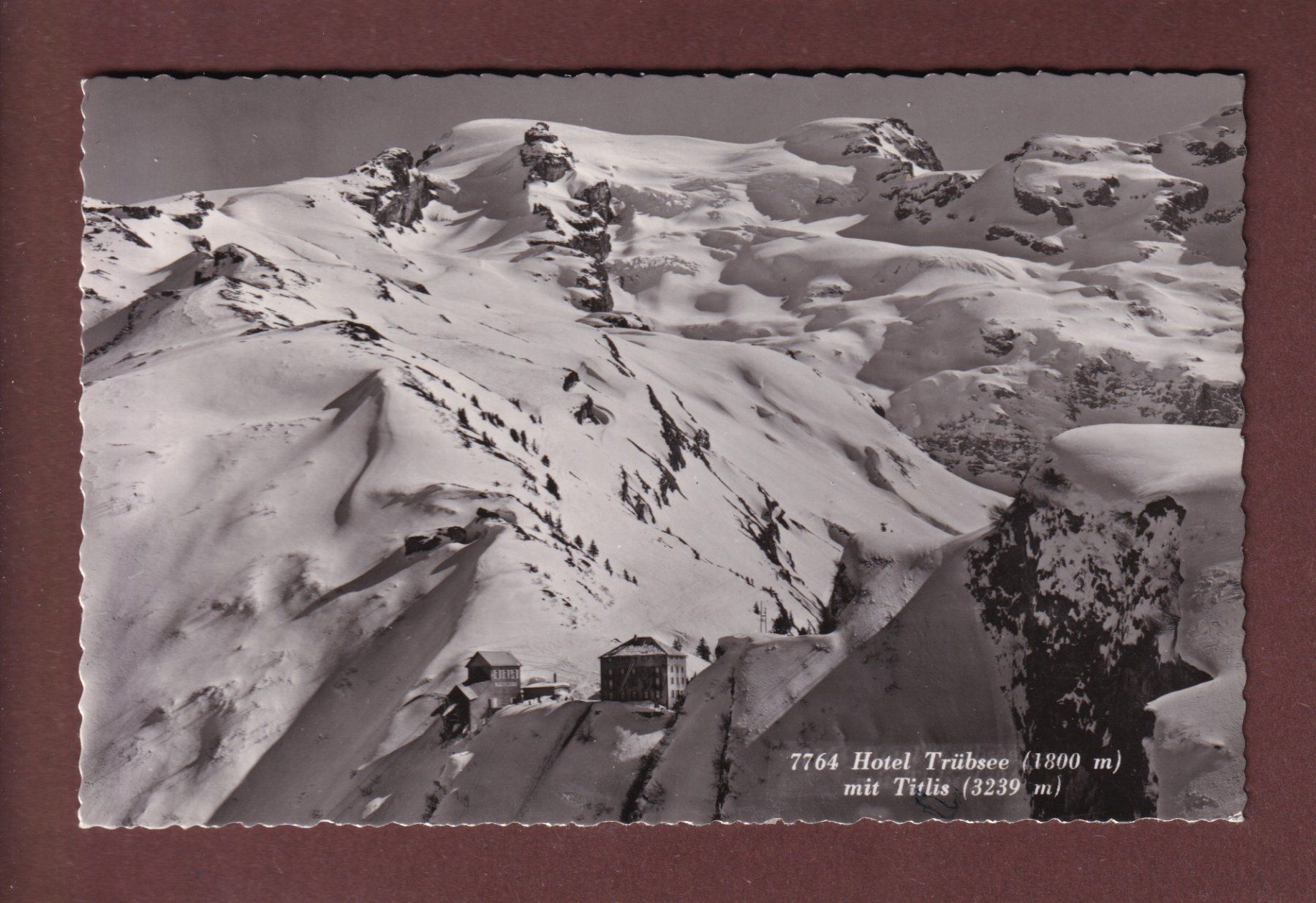 Ansichtskarten: Hotel TRÜBSEE - Titlis - 1949 – Gebraucht aus Pully von nicecards-shop