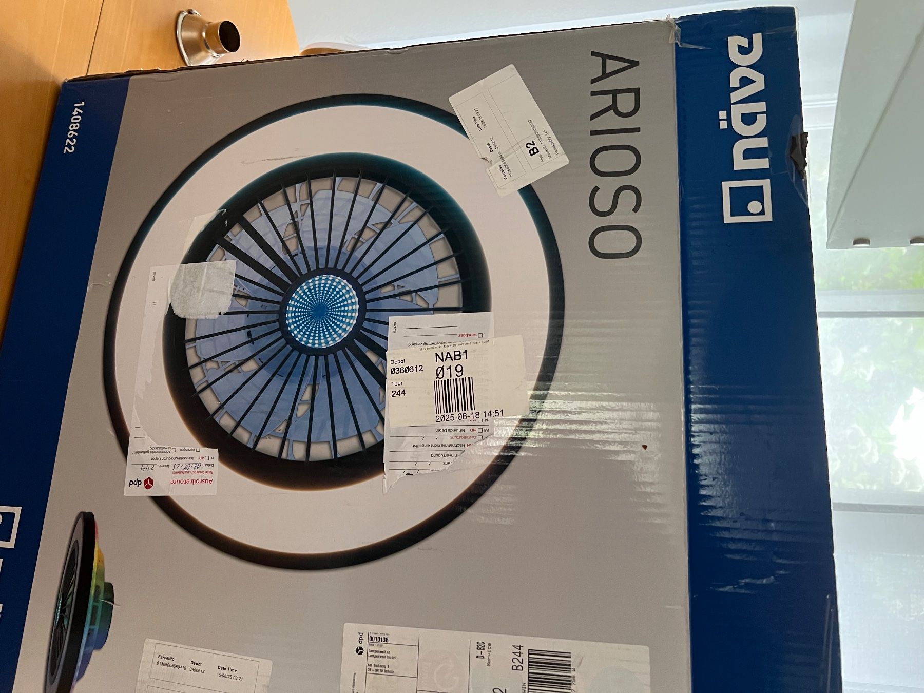 Ventilatori: LED-Deckenventilator mit Licht Arioso – Nuovo e nell'imballaggio originale da Thun venduto da sommer666