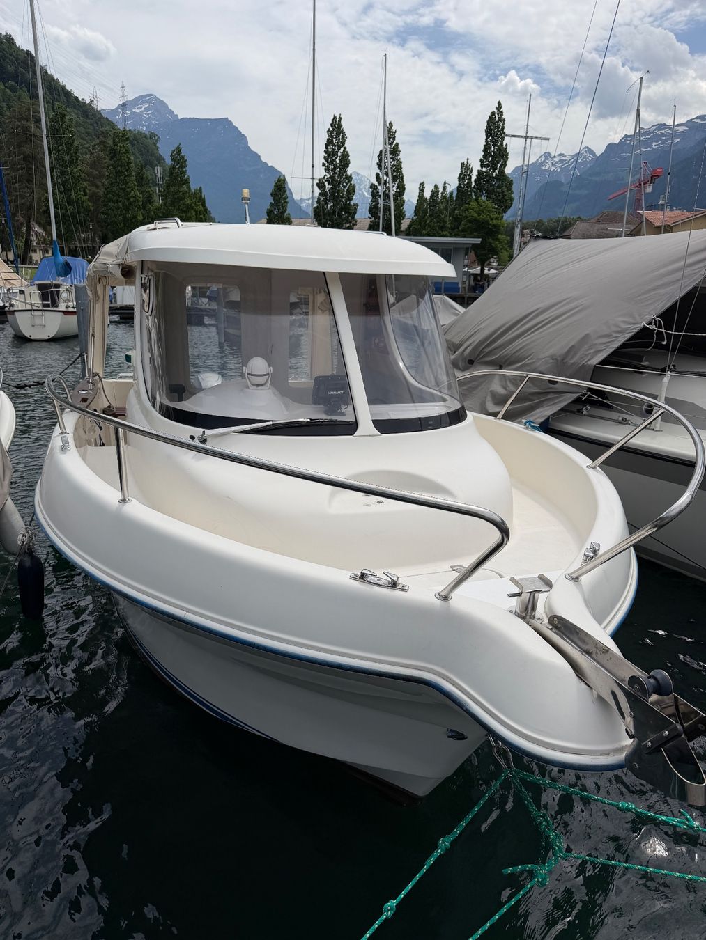 Quicksilver Barche: Motorboot Quicksilver 580 Pilothouse Honda 80 PS / Trailer – Usato da Flüelen venduto da Groggi72 2
