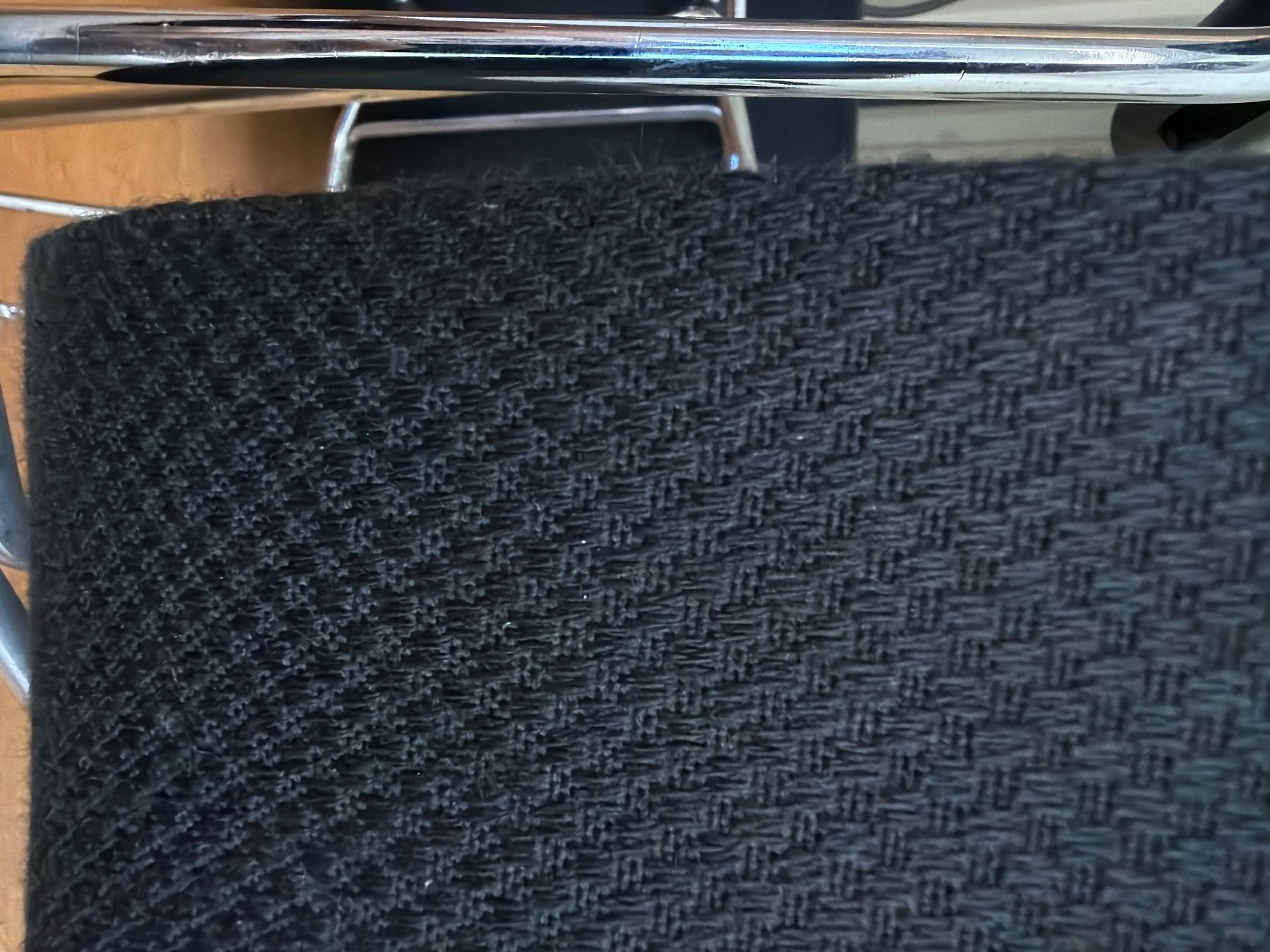Knoll Stühle: Set 2 Stühle Knoll Stuhl mit gewebtem dicken Stoff – Gebraucht aus Nussbaumen AG von normajeanbaker 8