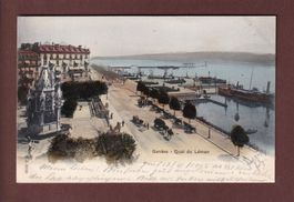 GENEVE - Quai du Léman - 1902