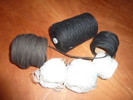 lot de laine pour crochet de napperon
